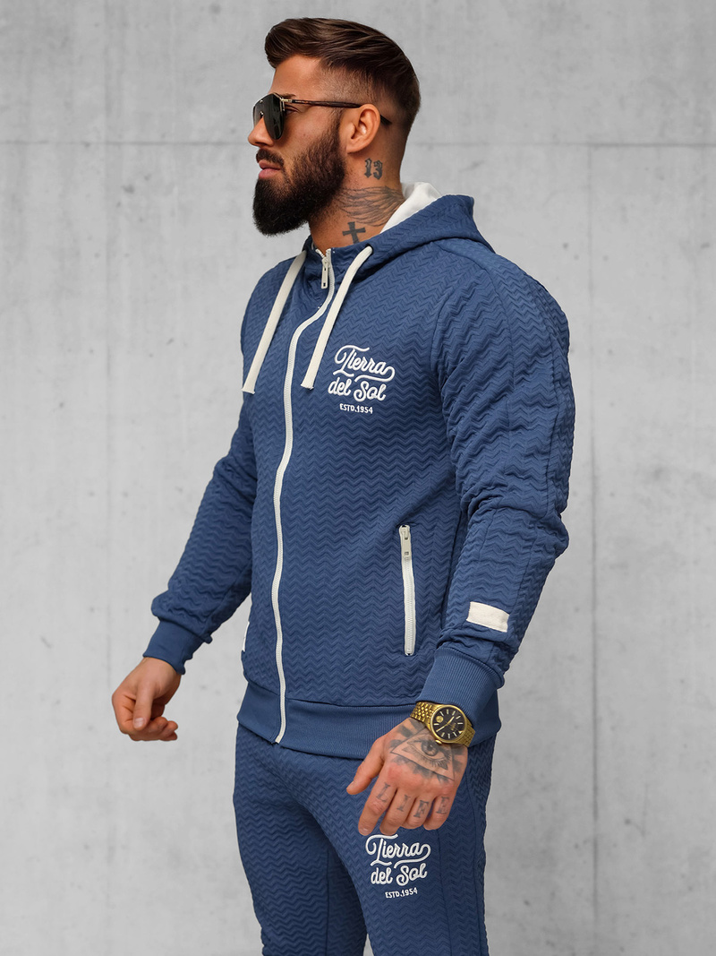 Pánska Tepláková Súprava Indigo OZONEE O/FF5032AB