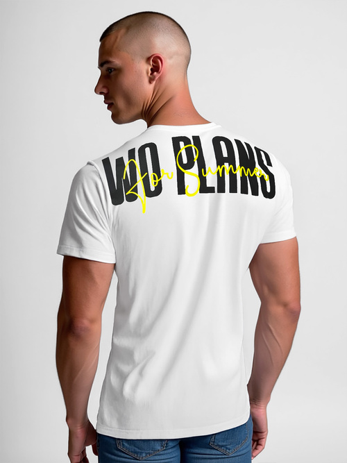 Pánske Tričko Biele OZONEE O/T1277/1Z