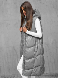 Dámska Vesta Sivé OZONEE JS/5M3183/105