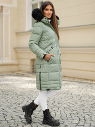 Dámska bunda mentolová OZONEE O/W377Z
