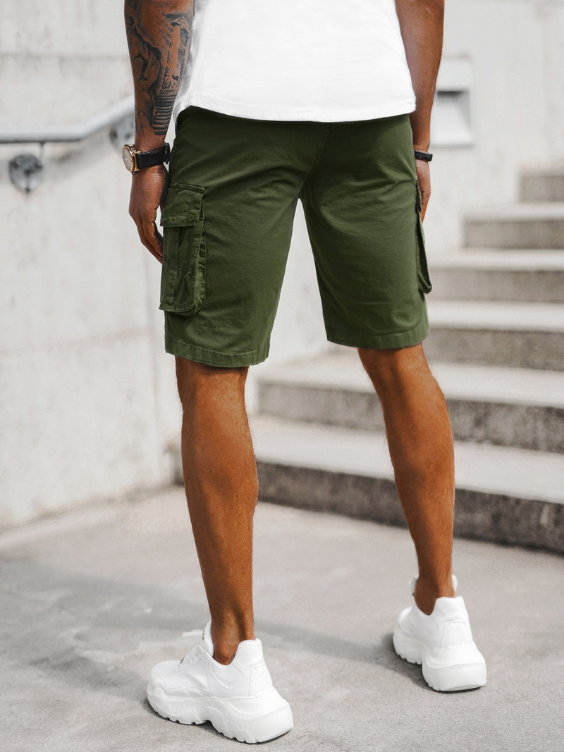 Pánske Chino Kraťasy Zelené OZONEE T/XX160086/3