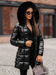 Dámska Bunda Čierna OZONEE JS/16M9120/392Z