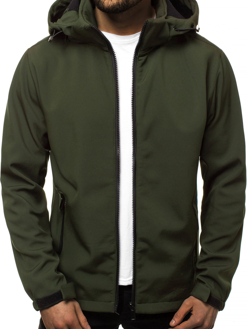 Pánska softshell Bunda zelená OZONEE JS/56008