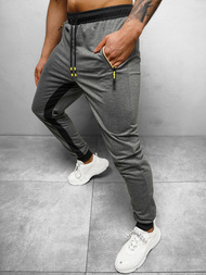 Pánske Tepláky Grafitové OZONEE JS/68K10357