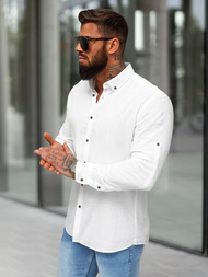 Pánska Košeľa Biela OZONEE O/V143