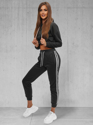 Dámska dvojdielna tepláková súprava Čierna OZONEE JS/8C67/3Z