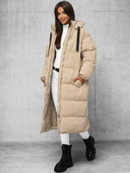 Dámska bunda béžová OZONEE JS/5M3163/62Z