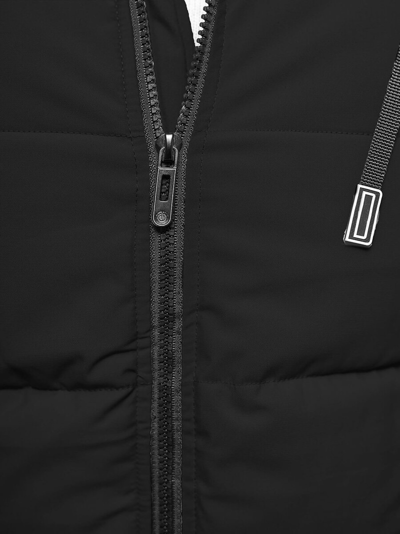 Pánska Bunda Čierna OZONEE JS/31M5006