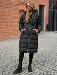 Dámska bunda čierna OZONEE JS/M736/392Z