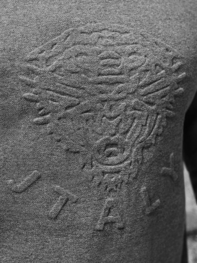 Pánska Mikina Grafitová OZONEE NB/MF2010