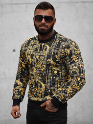 Pánska Mikina Čierna OZONEE O/D7147