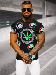 Pánske Tričko Čierne OZONEE O/T135/3