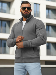 Pánska Mikina Tmavo-Sivá OZONEE JS/2002Z