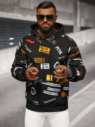 Pánska Mikina Čierna OZONEE JS/8B1250/3