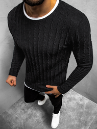 Pánsky sveter Čierny OZONEE MACH/2137Z