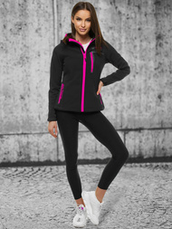 Dámska Bunda Softshell Čierna OZONEE JS/HH027/1