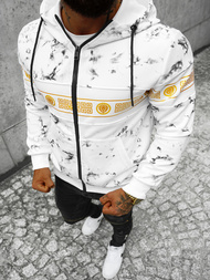 Pánska Mikina Biela OZONEE JS/B8125