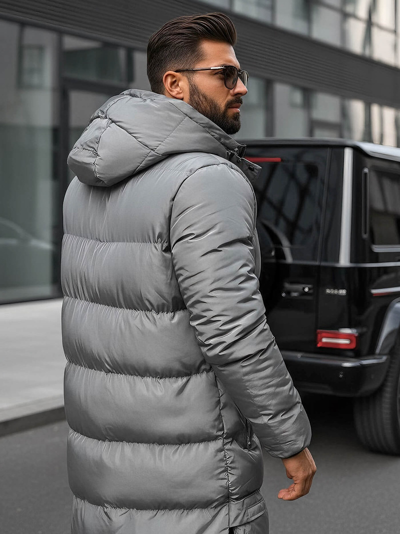 Pánska Bunda Sivá OZONEE O/M799Z