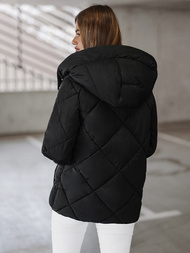 Dámska bunda čierna OZONEE JS/5M3175/392Z