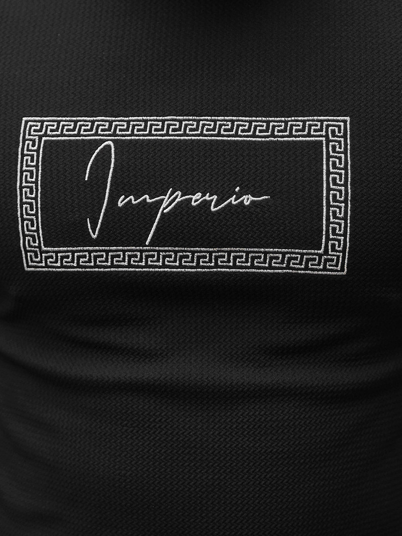 Pánska Mikina Čierna OZONEE O/D7192