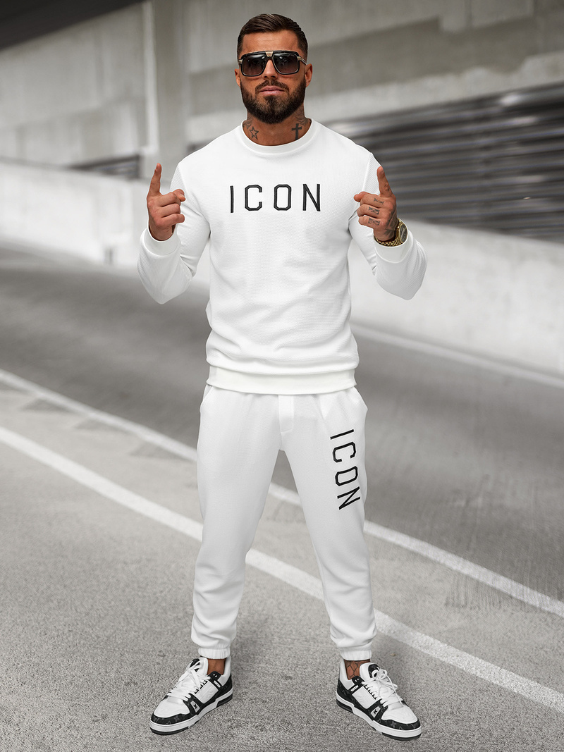 Pánske Tepláky Biele OZONEE O/D9125Z