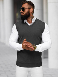 Pánsky Sveter Grafitové OZONEE NB/MM6005/3Z