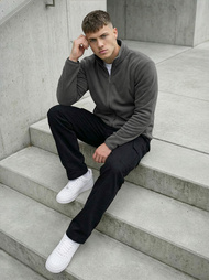 Pánska Mikina Grafitová OZONEE JS/HH016/5