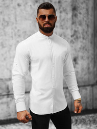 Pánska košeľa biela OZONEE O/V07