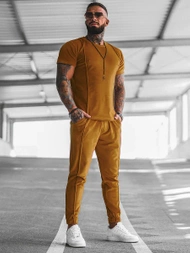 Pánska Tepláková Súprava Camelová OZONEE O/12135