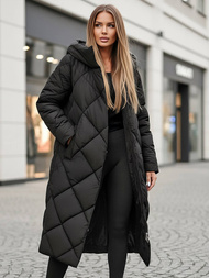 Dámska bunda čierna OZONEE JS/5M3173/392Z