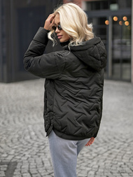 Dámska bunda čierna OZONEE JS/16M9300/392Z