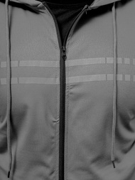 Pánska Bunda Sivá OZONEE JS/M10306