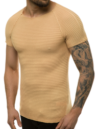 Pánsky sveter béžový OZONEE L/2297