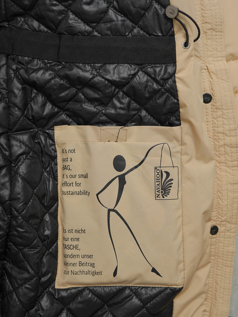 Dámska bunda béžová OZONEE O/W377Z