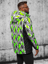 Pánska Bunda Maskáčovo-Zelená OZONEE JS/M36/406