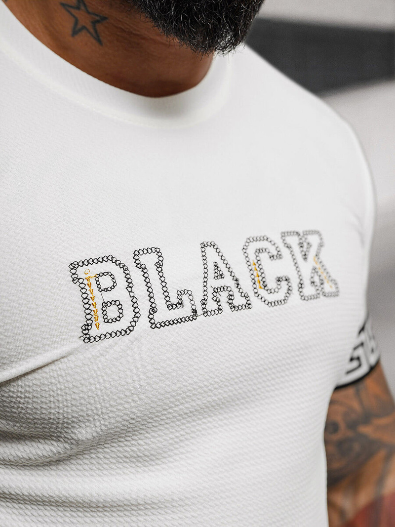 Pánske Tričko Biele OZONEE O/T7571