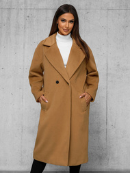 Dámsky kabát camelový OZONEE JS/11Z8161