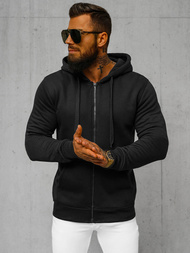 Pánska Mikina Čierna OZONEE JS/2008Z