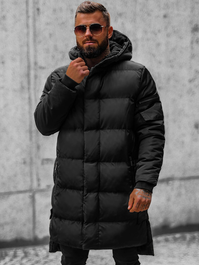 Pánska Bunda Čierna OZONEE O/M799