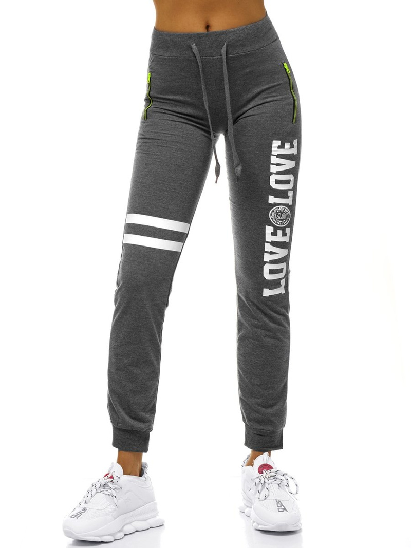 Dámske tepláky grafit OZONEE O/9927