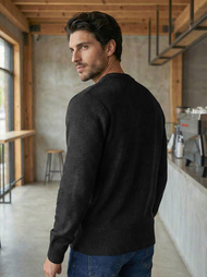 Pánsky Sveter Čierny OZONEE JS/59B3600/3