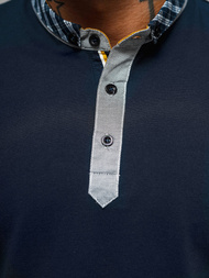 Pánska Polokošeľa Námornícka Modrá OZONEE O/DA803