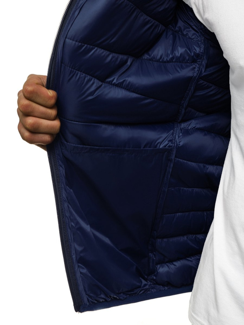 Pánska Bunda Námornícka modrá OZONEE JB/JP1139