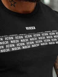 Pánske Tričko Čierne OZONEE O/B1216