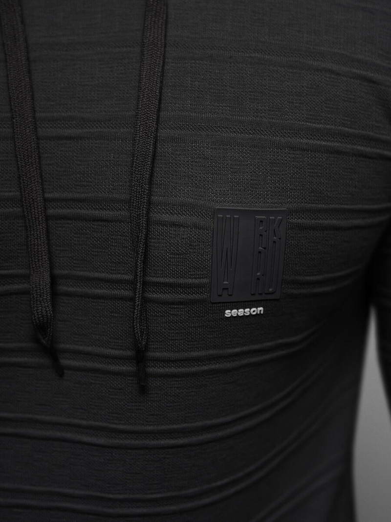 Pánska Mikina Čierna OZONEE O/TB2272