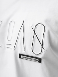 Pánske Tričko Biele OZONEE O/QQ1185