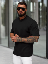 Pánske Tričko Čierne OZONEE JS/67T1298/3