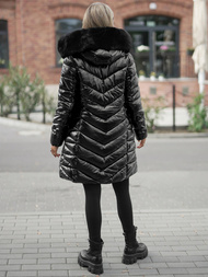 Dámska bunda čierna OZONEE JS/16M9100/392Z