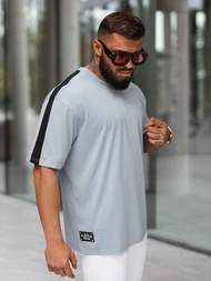 Pánske Tričko Svetlo Modrá OZONEE O/QQ1195