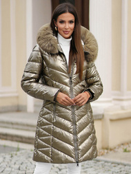 Dámska Bunda Zlato OZONEE JS/16M9100/403Z